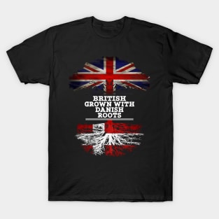 British Grown With Danish Roots - Gift for Danish With Roots From Denmark T-Shirt